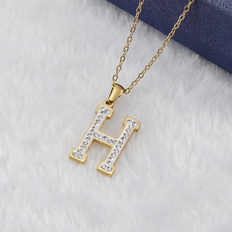 Shimmer Letter Necklace
