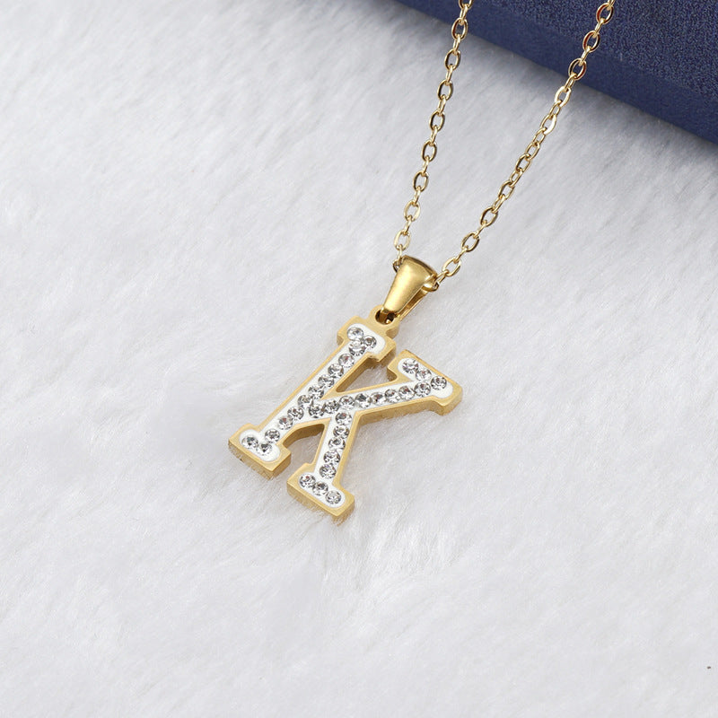 Shimmer Letter Necklace