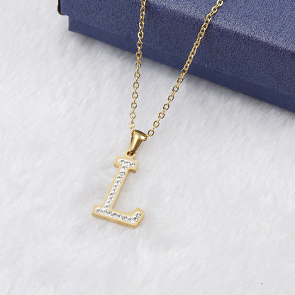 Shimmer Letter Necklace