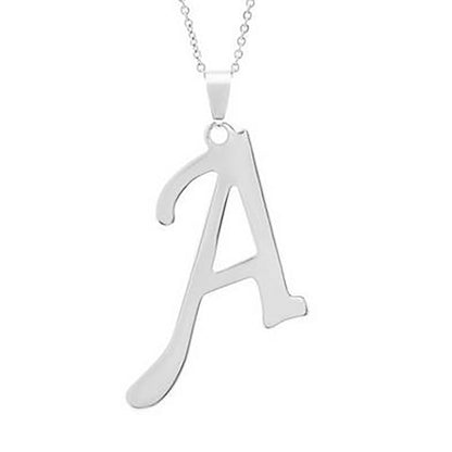 Elegant Flat Letter Necklace – Personalized Jewelry