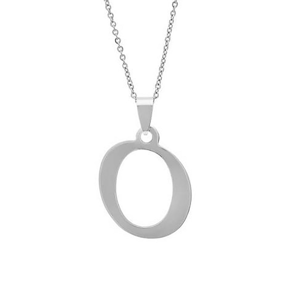Elegant Flat Letter Necklace – Personalized Jewelry