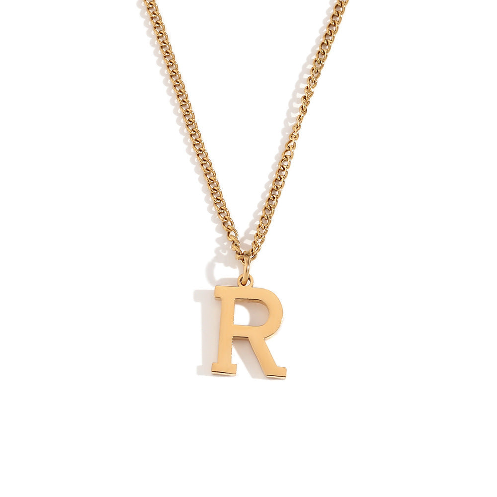 Timeless Gold Initial Pendant