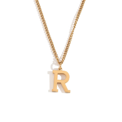 Timeless Gold Initial Pendant