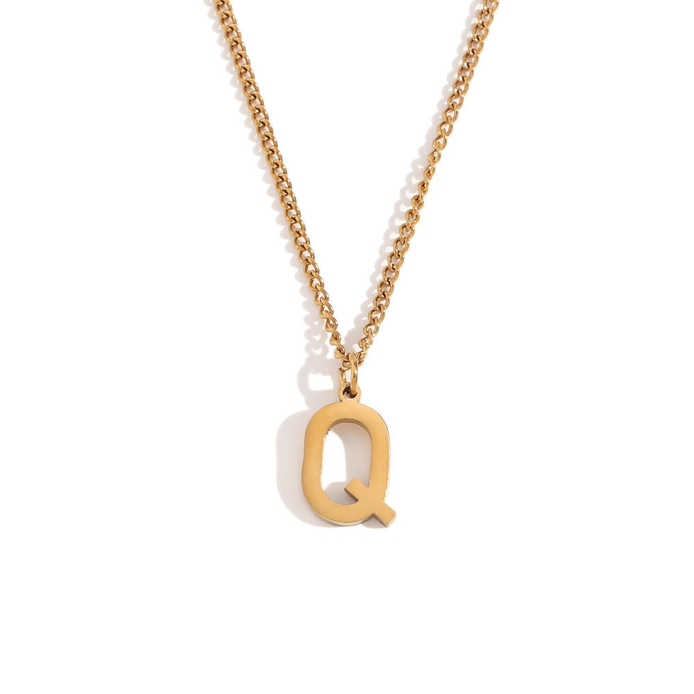Timeless Gold Initial Pendant