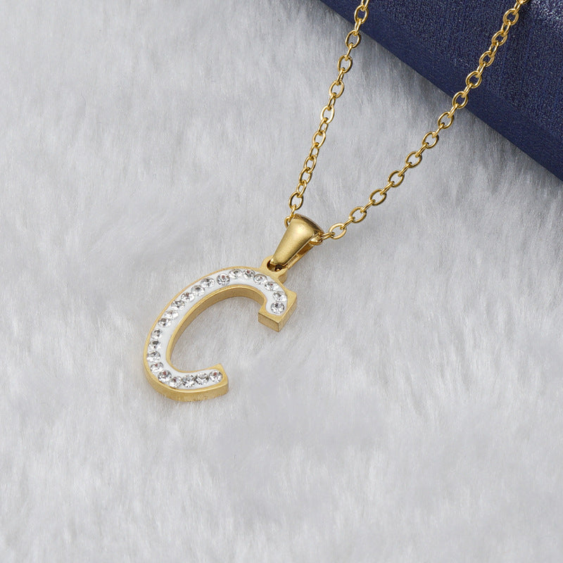 Shimmer Letter Necklace
