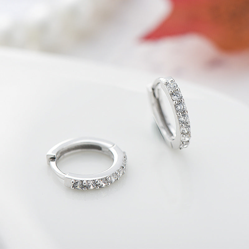 Sterling Silver Huggie Earrings & Bracelet Set – Bridal Accessories Ireland | Irish Gifts for Her | Jewellery Ireland