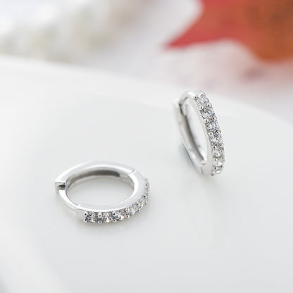 Sterling Silver Huggie Earrings & Bracelet Set – Bridal Accessories Ireland | Irish Gifts for Her | Jewellery Ireland