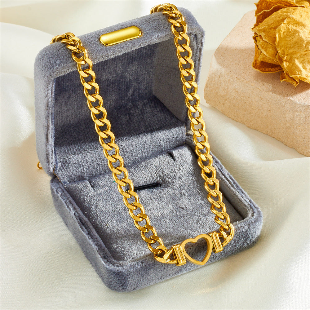 Luxury Heart Chain Gift Set — Because She Deserves the Very Best