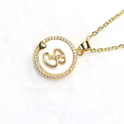 Double-Sided Gold Pendant