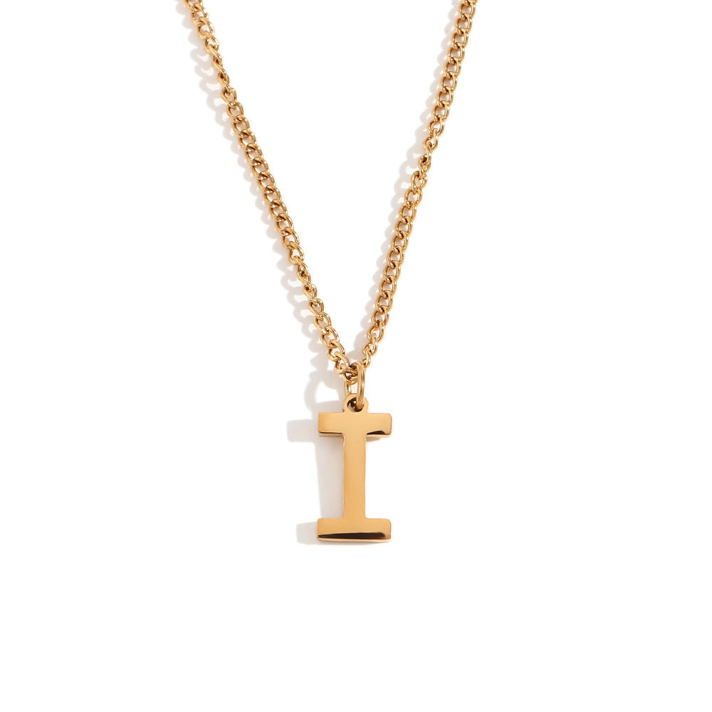 Timeless Gold Initial Pendant