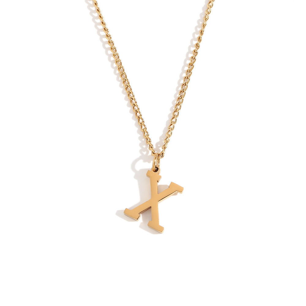 Timeless Gold Initial Pendant