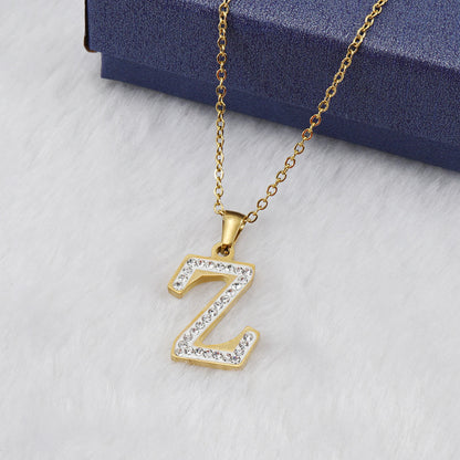 Shimmer Letter Necklace