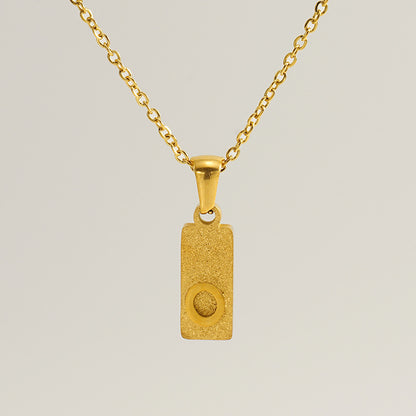 Urban Block Letter Necklace