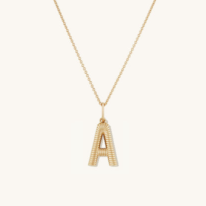 Coil Charm Chain Necklace