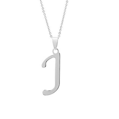Elegant Flat Letter Necklace – Personalized Jewelry