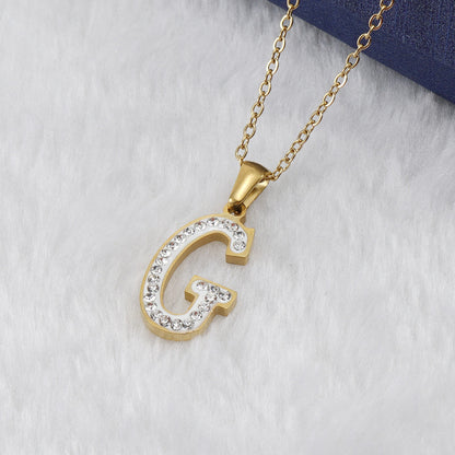 Shimmer Letter Necklace